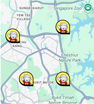 Explore the hunt map